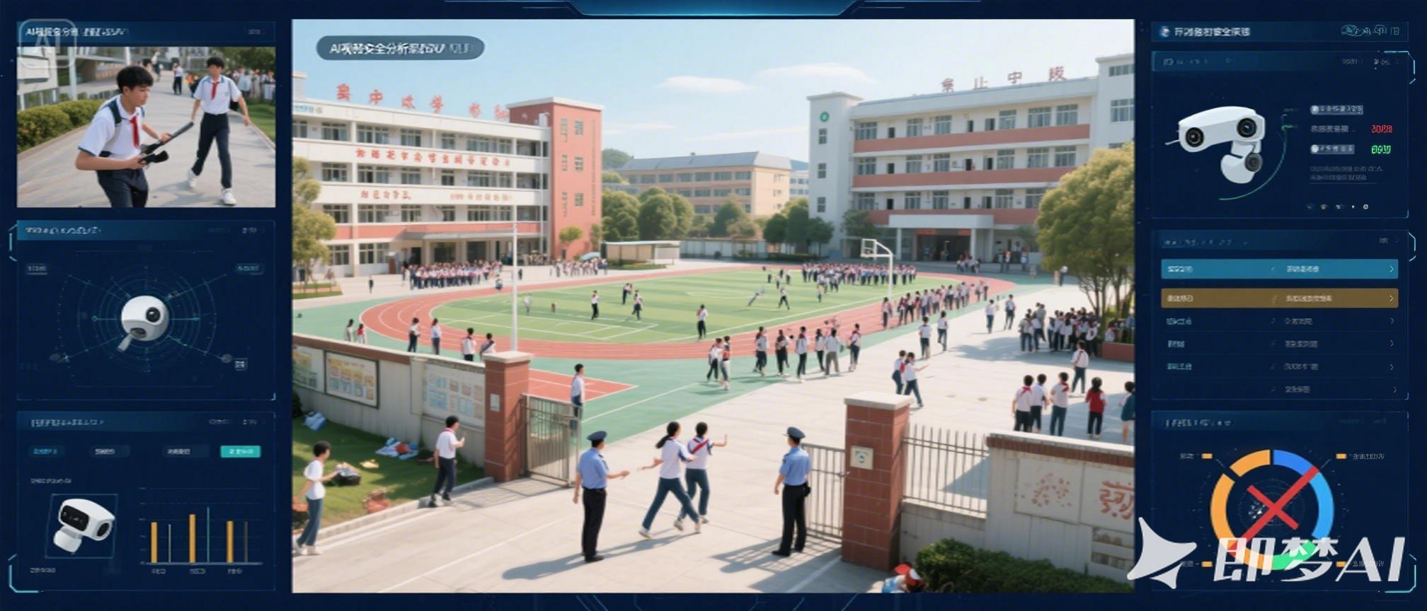 全方位校园安全监控
